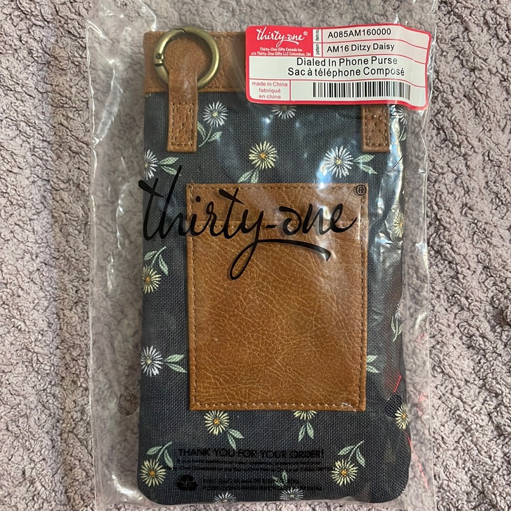 Ditzy Daisy dialed in phone case by Thirty-One Gifts
